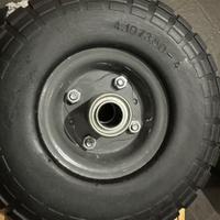 Ruote in gomma piena per cassoni-carreli