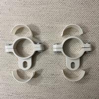 Ikea Stolmen - Coppia gancio di fissaggio singolo