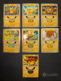 Carte Pikachu del 30th Anniversario
