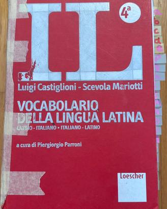 Vocabolario Lingua Latina IL 4ª edizione