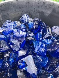 Sassi vetro blu