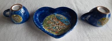 SERV. CAFFE'  x 2 con vassoio - Souvenir Abruzzo