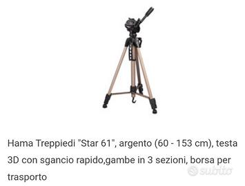 hama treppiedi star 61 sgancio rapido e borsa foto