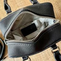 Piccola borsa Marina Galanti nera dettagli argento