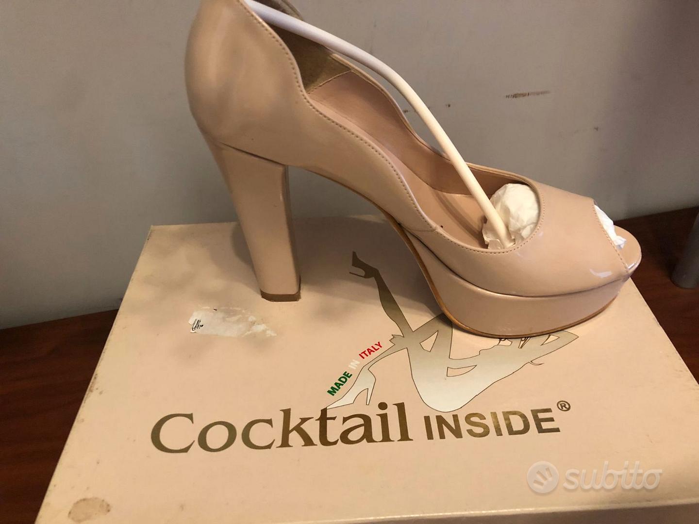 SCARPE DECOLLETE' ELEGANTI DA DONNA CON ZEPPA Abbigliamento e