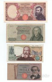 Banconote lire Italiana 