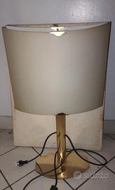Lampada vintage in ottone H 64cm