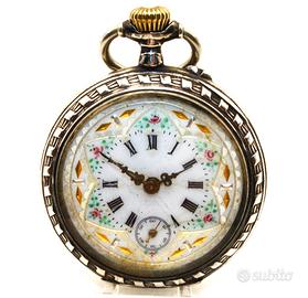 Esclusivo "Galonne" Orologio argento fine 1800