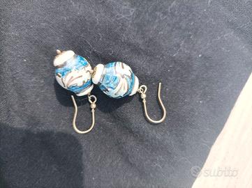 Orecchini dipinti a mano