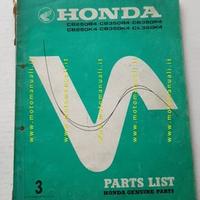 HONDA CB 250- CB 350- CL 350 1977 catalogo ricambi