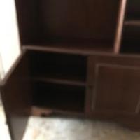 Armadietto in noce massello per ingresso / piccola