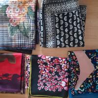 Foulard in seta e lana varie fantasie 