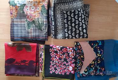 Foulard in seta e lana varie fantasie 