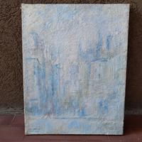 1974 Milano raining strappo d'affresco 