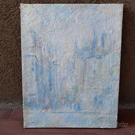 1974 Milano raining strappo d'affresco 