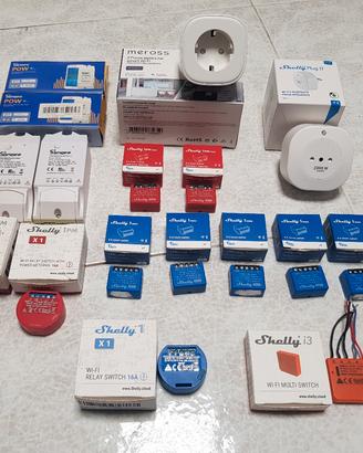 15 Dispositivi domotica shelly, sonoff, meross 