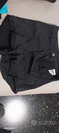 Pantaloncino nero jeans 