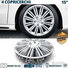 4 Copricerchi per HYUNDAI 15 Pollici Coppette