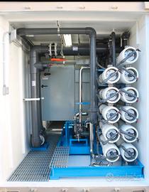 Impianto industriale per acqua demineralizzata