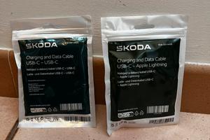 Cavi usb oroginali Skoda Auto per Android e Iphone