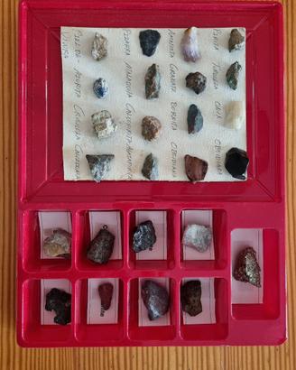Collezione 25 minerali