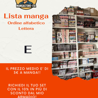 Lotto Manga vari - Entra nel profilo - E-F
