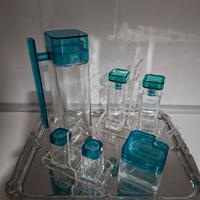 Set caraffa formaggera saliera oliera Bormioli