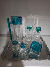 Set caraffa formaggera saliera oliera Bormioli