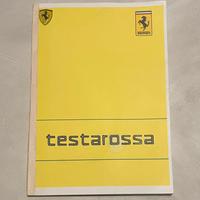 Ferrari Testarossa libretto uso e manutenzione.