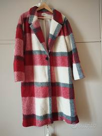 Cappotto di lana a quadri 
