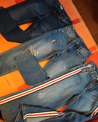 2 jeans bimba 10/11 anni