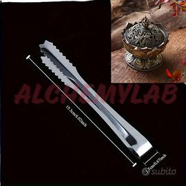 BRUCIA INCENSO LOTO IN BRONZO + UTENSILE