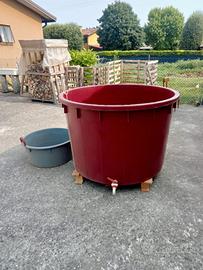 Tino, Tinozza vasca per uva