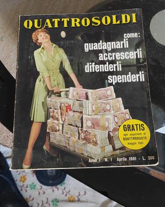 rivista Quattro soldi n° 1 Aprile 1961 da collezio