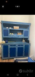 credenza blu
