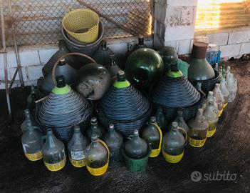 Damigiane per il vino