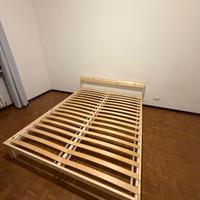 Struttura letto pino matrimoniale (mai usato)