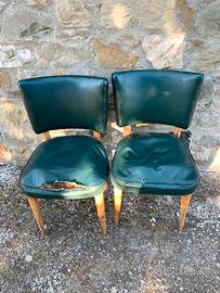 Sedie anni ‘50 da restaurare