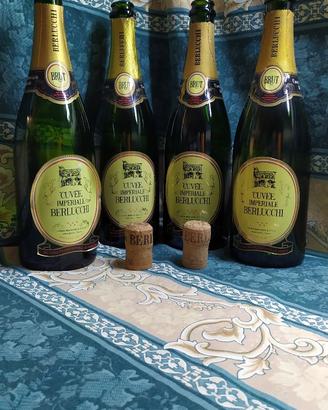 bottiglie vuote spumante Berlucchi Cuvee Imperiale