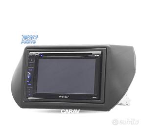CORNICE NERA RADIO 2-DIN PER CITROEN NEMO PEUGEOT 