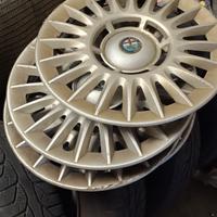 4 copricerchi originali alfa da 15 pollici