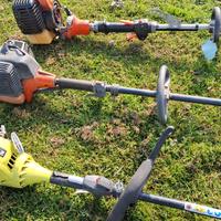 3 decespugliatori marca Ryobi tanaka e progreen 