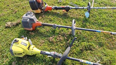 3 decespugliatori marca Ryobi tanaka e progreen 
