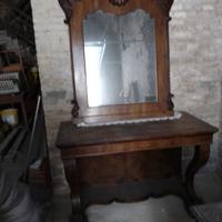 consol dell'800 in noce 