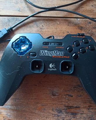 Controller Logitech WingMan Rumblepad USB funziona