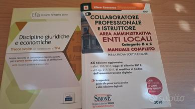libri concorsi area amministrativa cat B e C