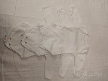 Set 3 body neonato in caldo cotone 