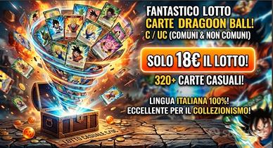 Lotto di carte Dragon Ball casuali