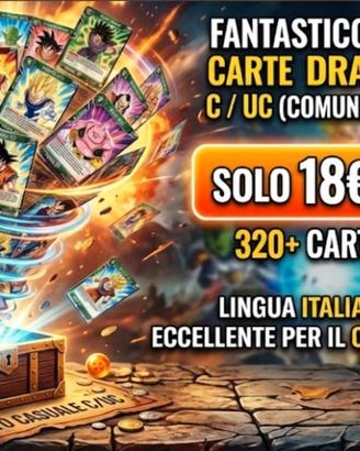 Lotto di carte Dragon Ball casuali