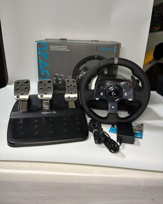 Logitech g920 Volante con Pedaliera Completo Nuovo